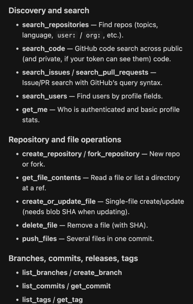 Github MCP